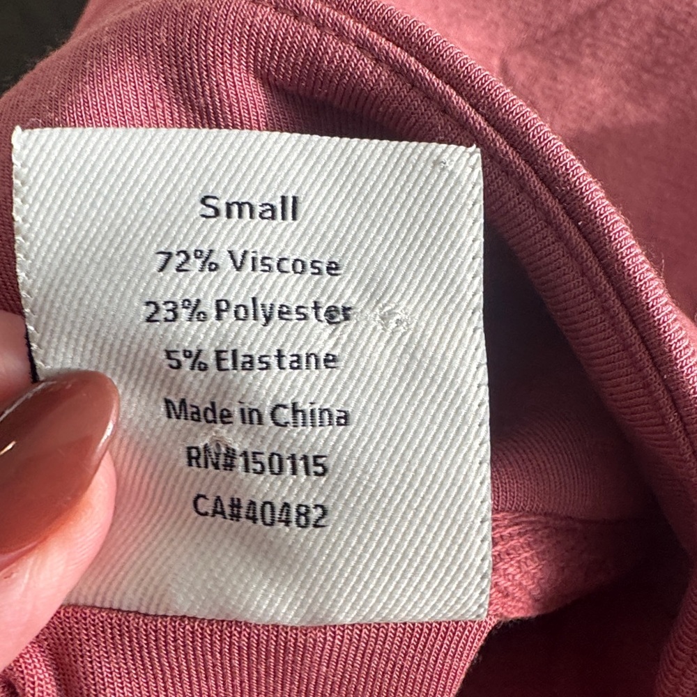 Varley - DoubleSoft Linvale Sleeveless Zip Front Playsuit Pink Sz S - Picture 11 of 11
